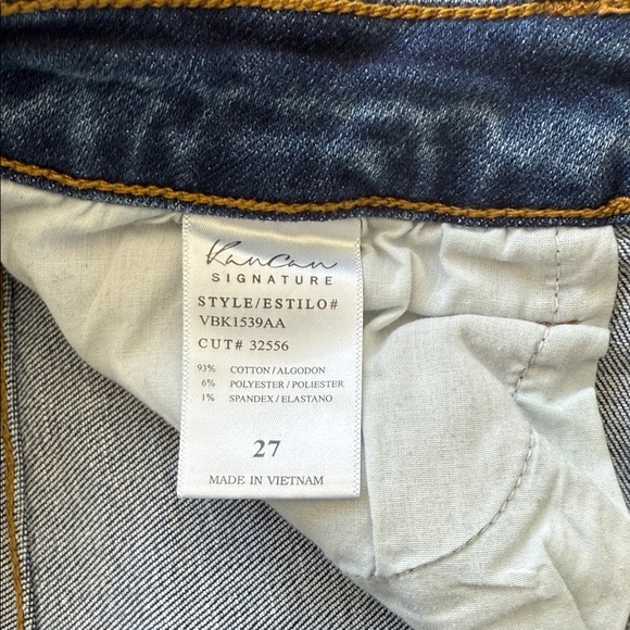 KanCan Distressed Blue Skinny Ankle Jeans - Picture 4 of 7